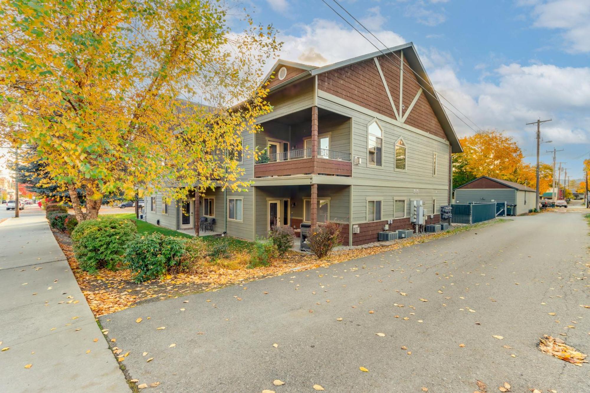 Modern Coeur Dalene Getaway Condo Walk Downtown! Coeur d'Alene Exterior photo