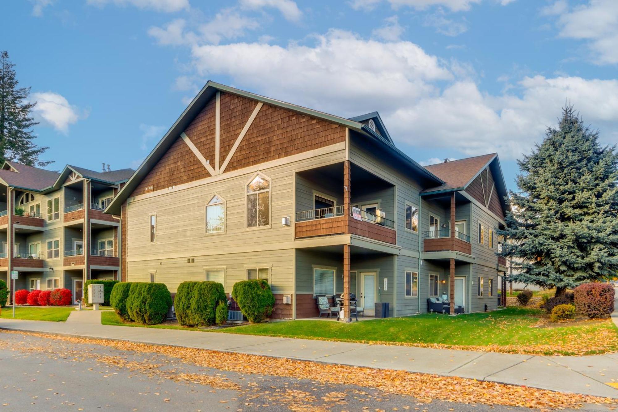 Modern Coeur Dalene Getaway Condo Walk Downtown! Coeur d'Alene Exterior photo