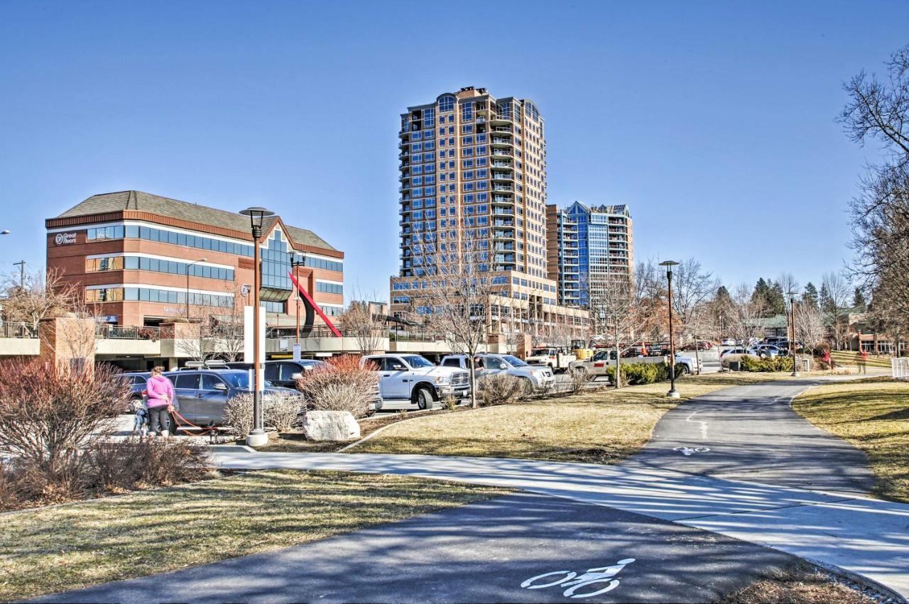 Modern Coeur Dalene Getaway Condo Walk Downtown! Coeur d'Alene Exterior photo